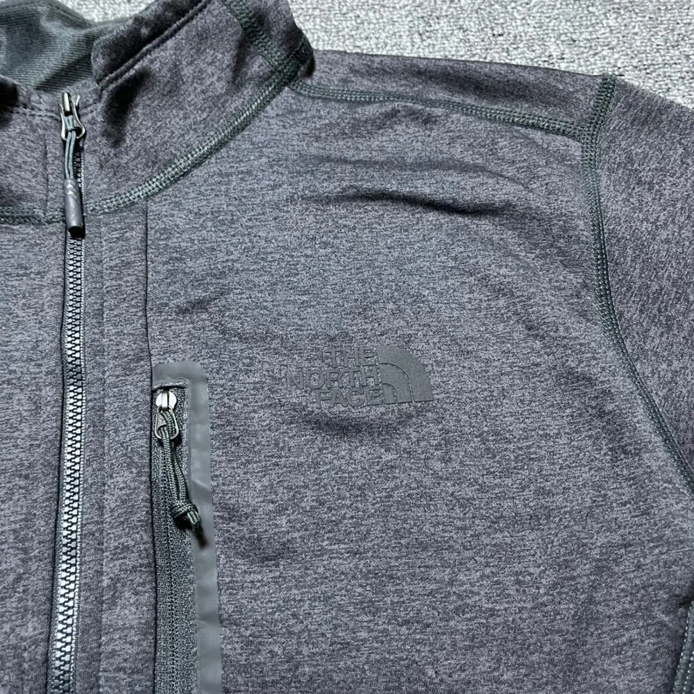The North Face Pullover Size L Gray Fairlife Nutrition 1/4 Zip Fleece Jacket